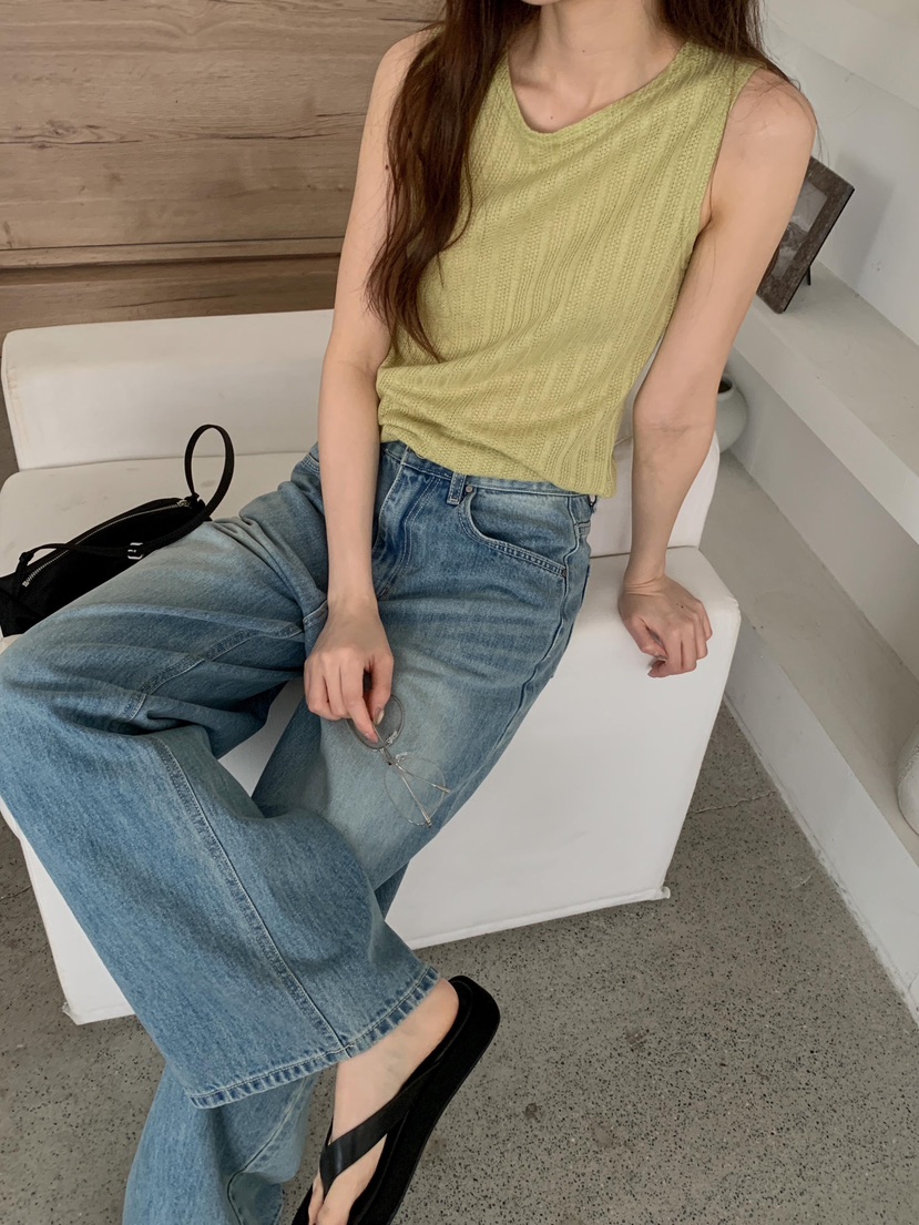 EOMPIT韓國直郵實拍女裝新款26夏季休閑熱賣人氣吊帶背心EOMPIT吊帶/背心
