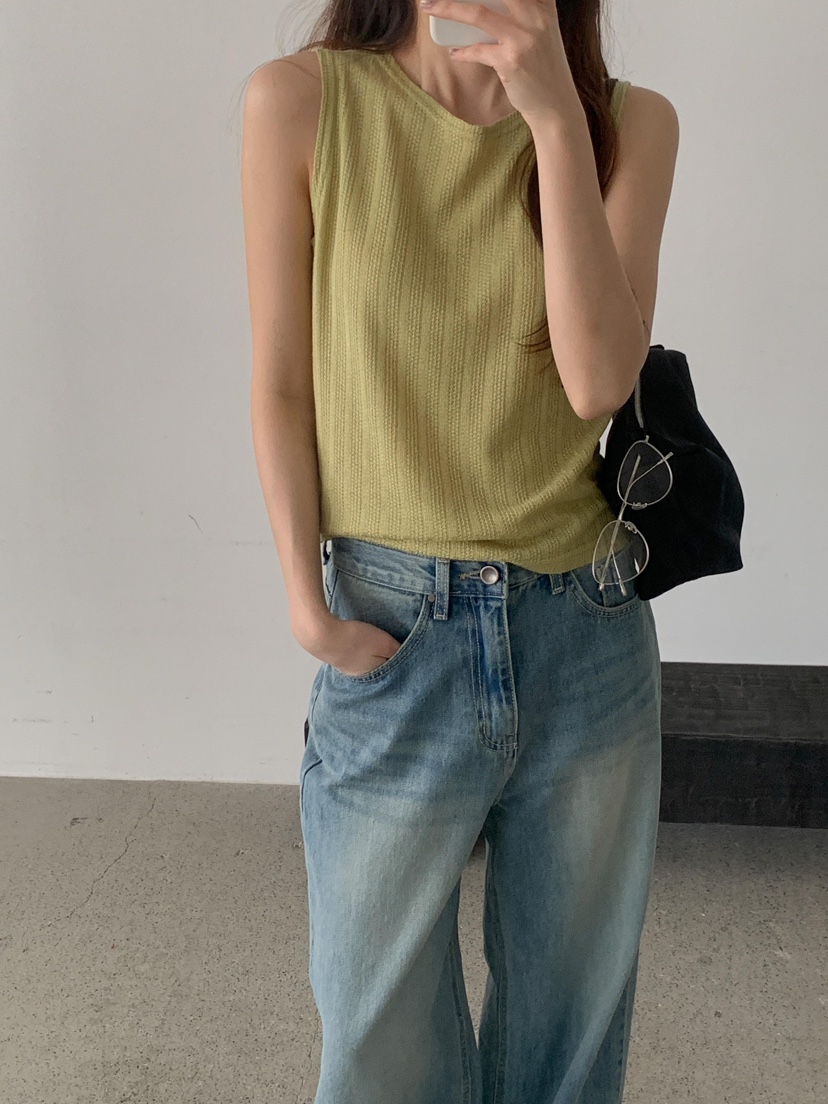 EOMPIT韓國直郵實拍女裝新款26夏季休閑熱賣人氣吊帶背心EOMPIT吊帶/背心