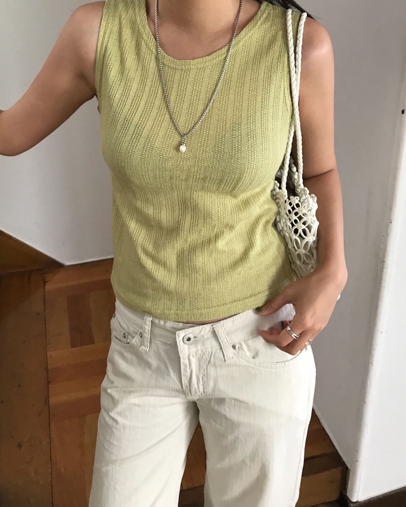 EOMPIT韓國直郵實拍女裝新款26夏季休閑熱賣人氣吊帶背心EOMPIT吊帶/背心圖色1