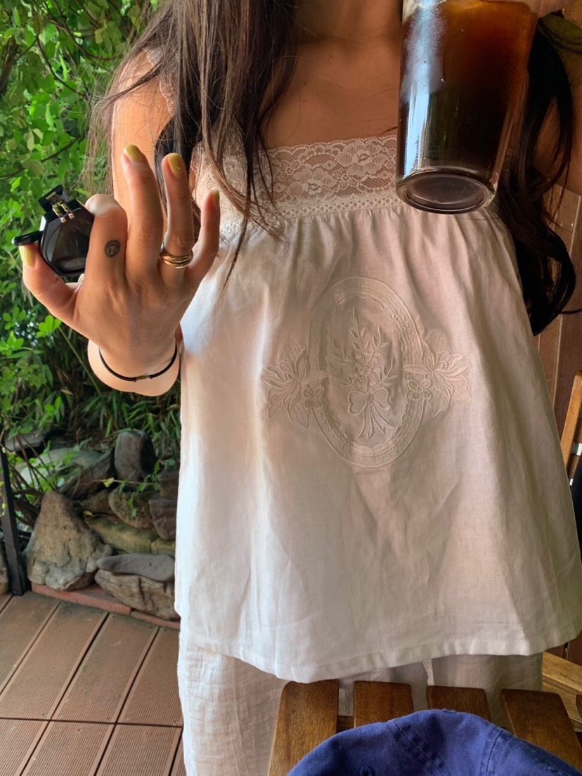 LIKEVAM東大門實拍韓國女士新款休閑時尚人氣吊帶背心亞麻LIKEVAM吊帶/背心