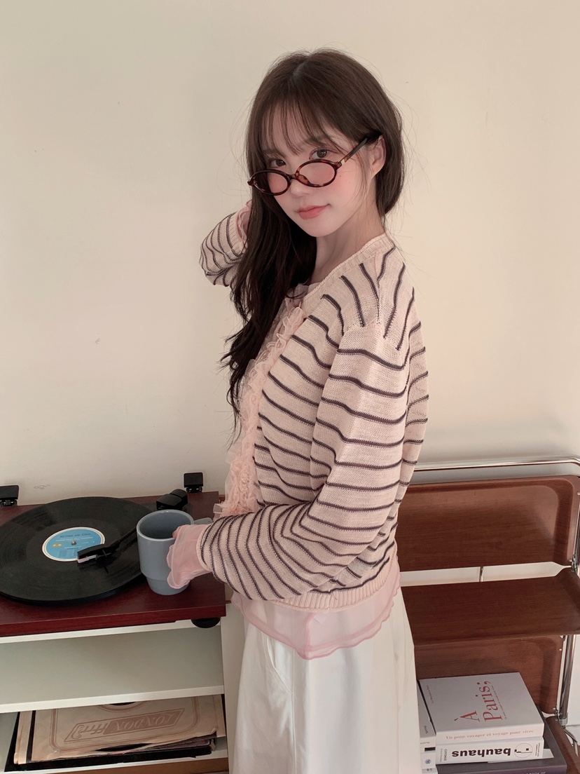 MAISONDEGLORY韓國直郵女士新款熱賣休閑人氣針織衫Sale開衫MAISON DE GLORY針織衫