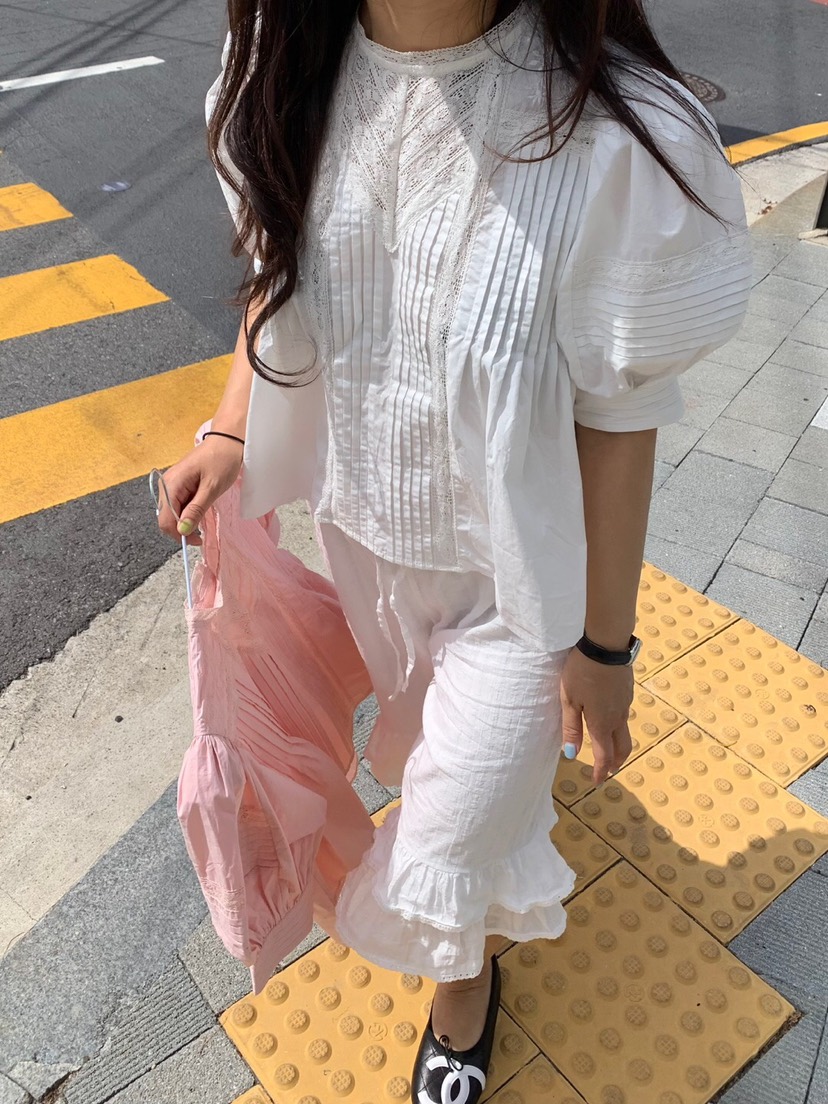 LIKEVAM韓國直郵實拍女士新品推薦休閑熱賣時尚襯衫蕾絲衫LIKEVAM襯衫/蕾絲衫