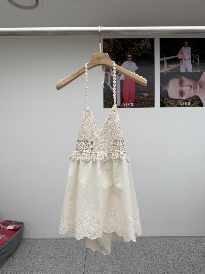 MADE-P韓國東大門代購女裝新款熱賣人氣吊帶背心鉤針編織MADE-P吊帶/背心圖色1