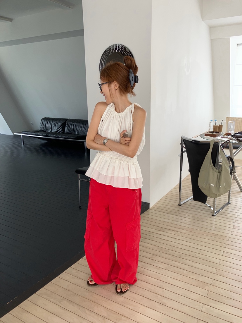 MADE-P韓國東大門代購女士新款推薦休閑人氣熱賣吊帶背心MADE-P吊帶/背心