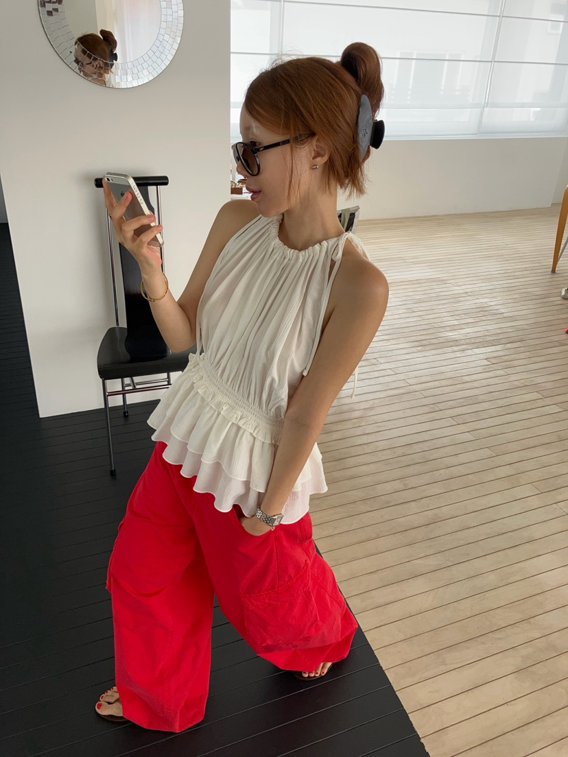 MADE-P韓國東大門代購女士新款推薦休閑人氣熱賣吊帶背心MADE-P吊帶/背心