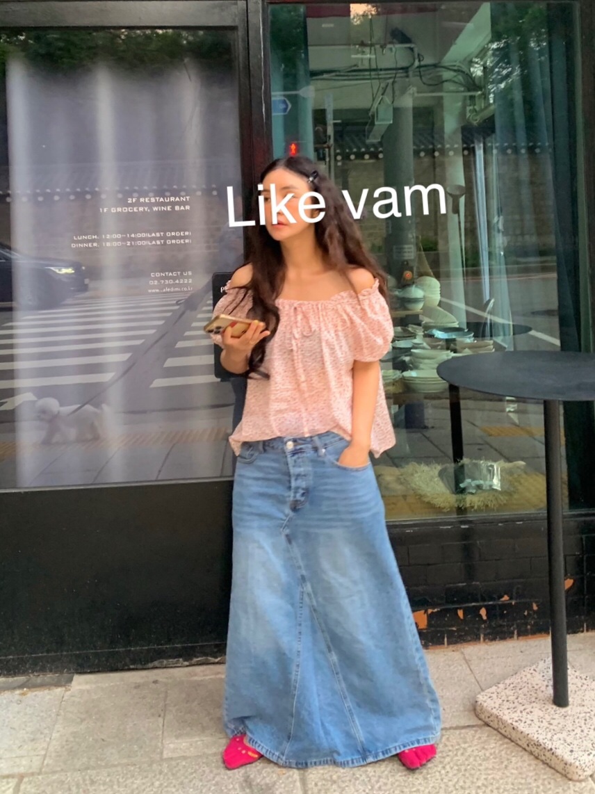 LIKEVAM韓國直郵女士新款休閑時尚人氣26夏季襯衫蕾絲衫復古LIKEVAM襯衫/蕾絲衫