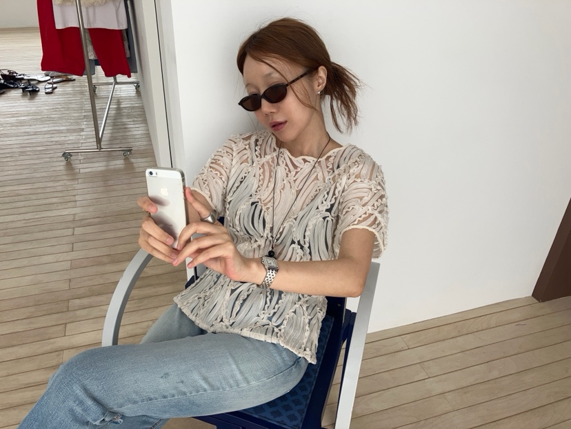 MADE-P韓國直郵實拍女裝新款26夏季休閑人氣熱賣襯衫蕾絲衫MADE-P襯衫/蕾絲衫