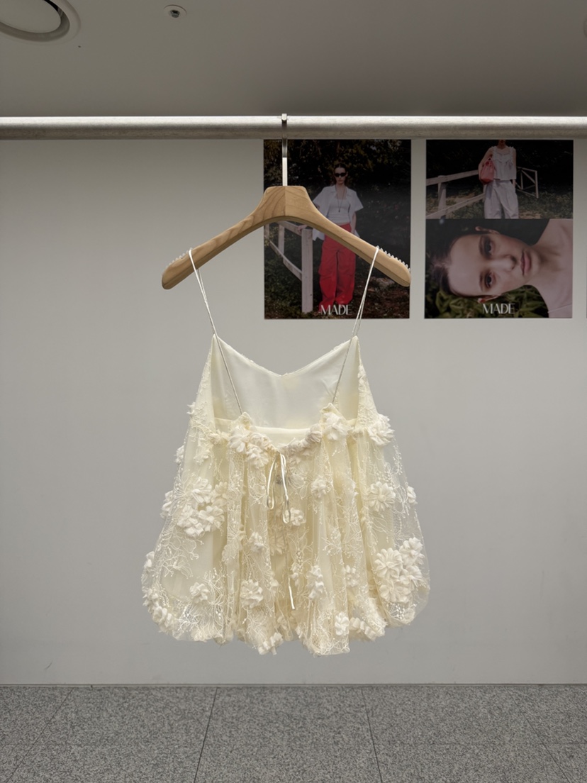 MADE-P韓國直郵實拍女士新品休閑時尚人氣熱賣吊帶背心蕾絲MADE-P吊帶/背心