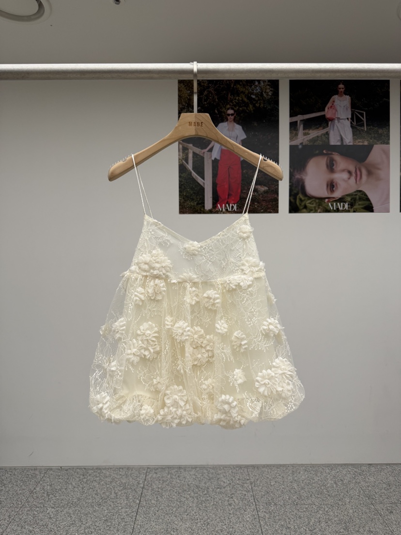 MADE-P韓國直郵實拍女士新品休閑時尚人氣熱賣吊帶背心蕾絲MADE-P吊帶/背心圖色1