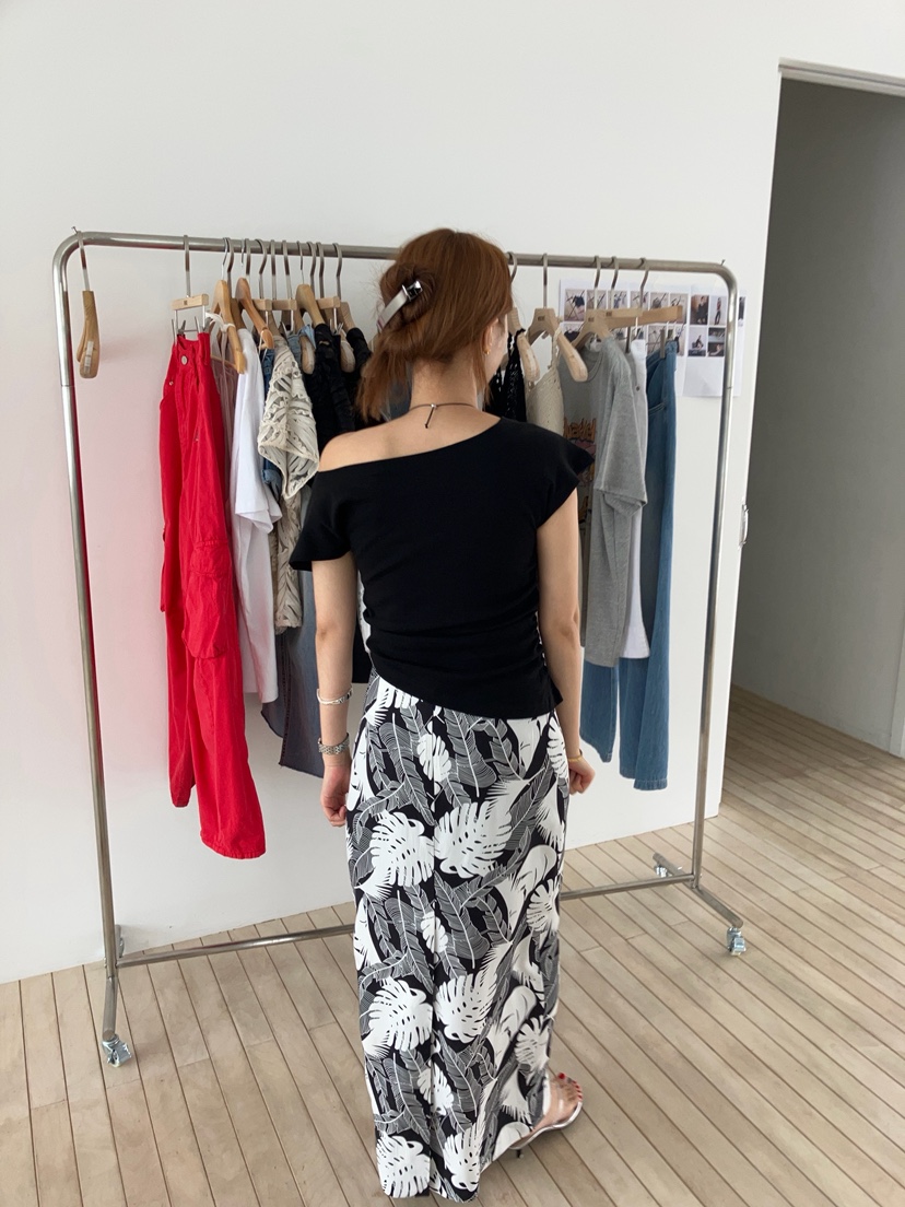 MADE-P韓國直郵實拍女士新款推薦人氣26夏季熱賣休閑長裙MADE-P長裙