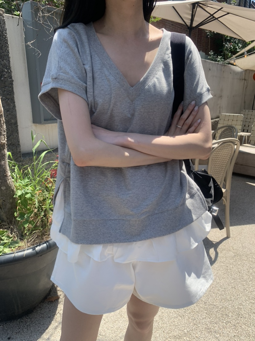 LE AVE東大門實拍韓國女裝新款人氣推薦休閑時尚26夏季T恤LE AVET恤