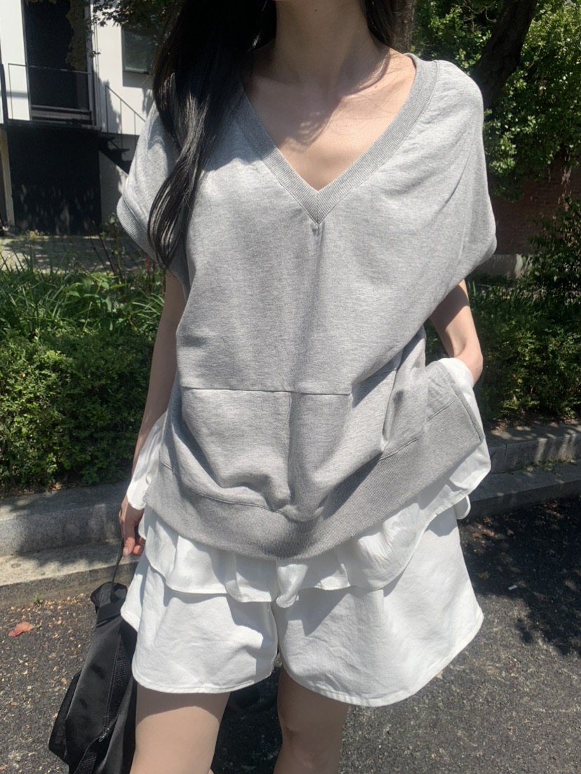 LE AVE東大門實拍韓國女裝新款人氣推薦休閑時尚26夏季T恤LE AVET恤