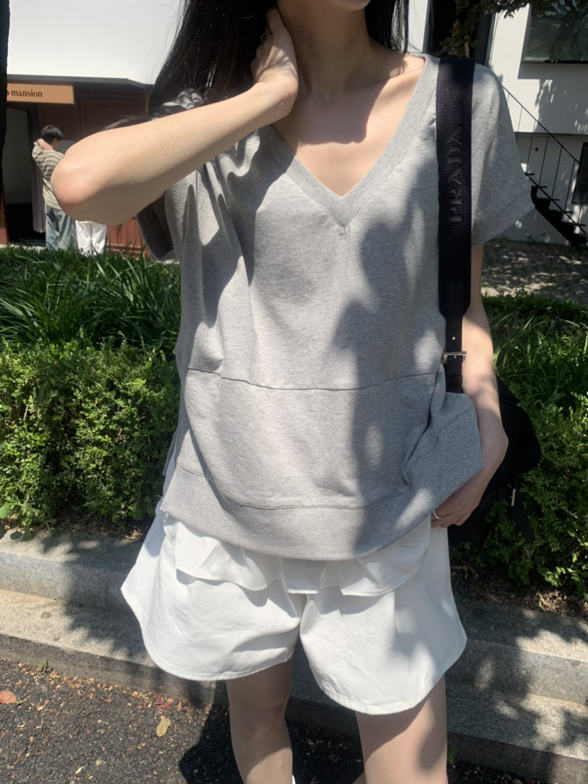 LE AVE東大門實拍韓國女裝新款人氣推薦休閑時尚26夏季T恤LE AVET恤