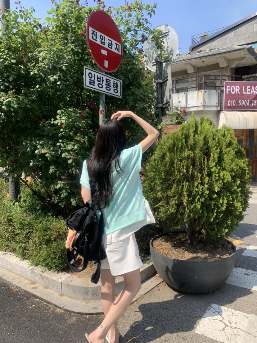LE AVE東大門實拍韓國女裝新款人氣推薦休閑時尚26夏季T恤LE AVET恤