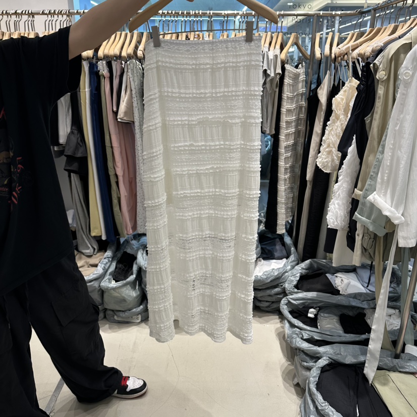 HONG.U東大門實拍韓國女裝新品休閑時尚推薦熱賣26夏季長裙HONG.U長裙圖色3白色