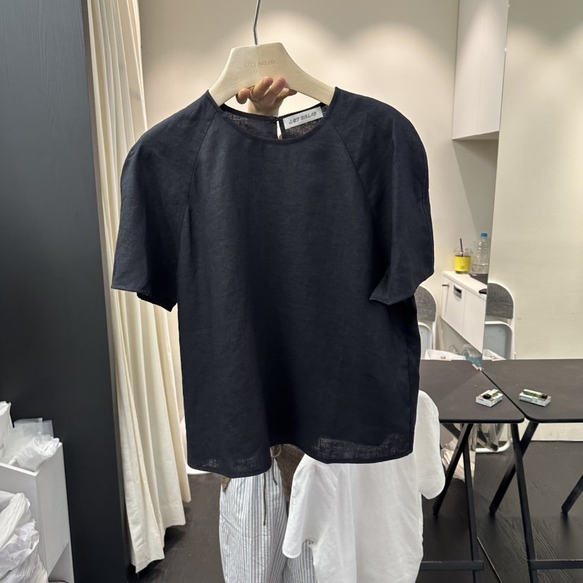 SALT BREAD韓國直郵實拍女士新款熱賣推薦26夏季襯衫蕾絲衫SALT BREAD襯衫/蕾絲衫圖色2
