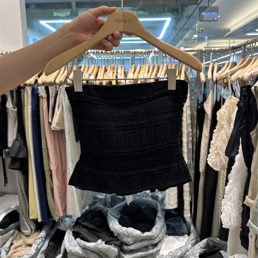 HONG.U韓國直郵女裝新款推薦休閑熱賣26夏季人氣吊帶背心HONG.U吊帶/背心圖色2