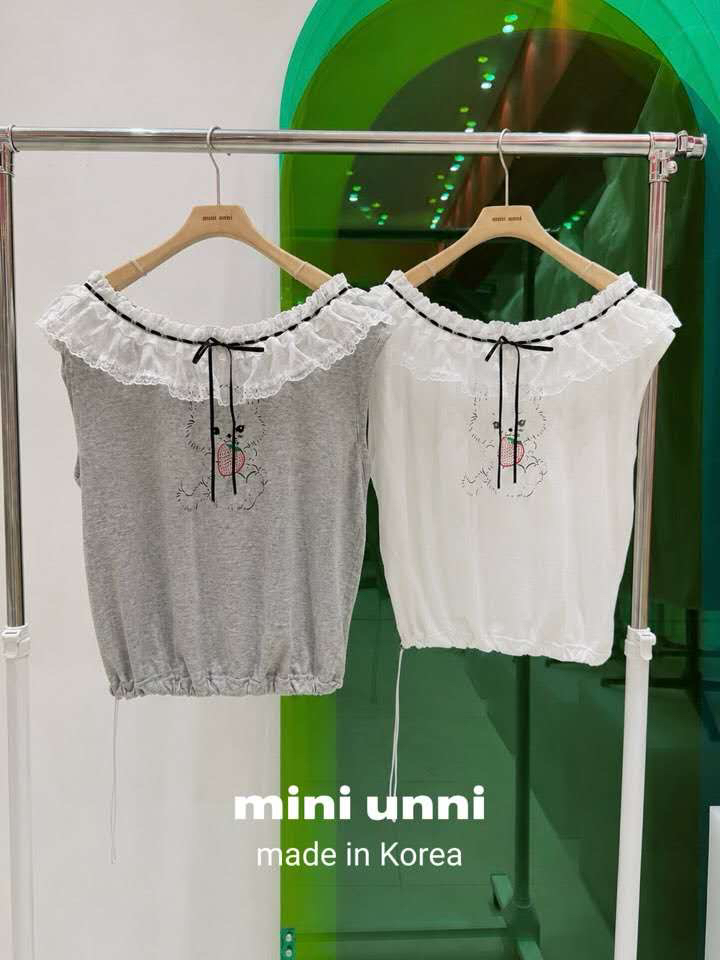 MINI UNNI韓國直郵女士新品人氣推薦26夏季熱賣休閑時尚T恤MINI UNNIT恤