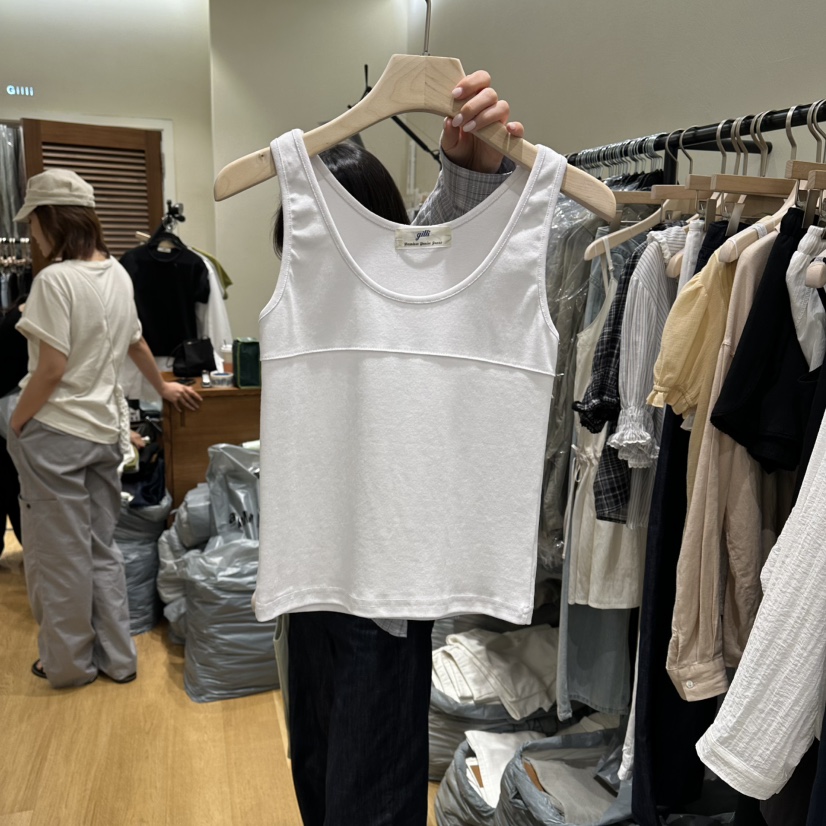 GILLI韓國東大門代購女裝新款熱賣26夏季人氣吊帶背心無袖GILLI吊帶/背心圖色1