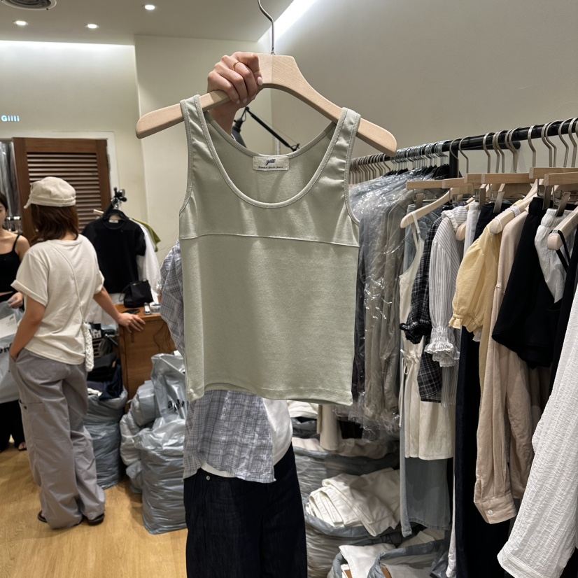 GILLI韓國東大門代購女裝新款熱賣26夏季人氣吊帶背心無袖GILLI吊帶/背心圖色4