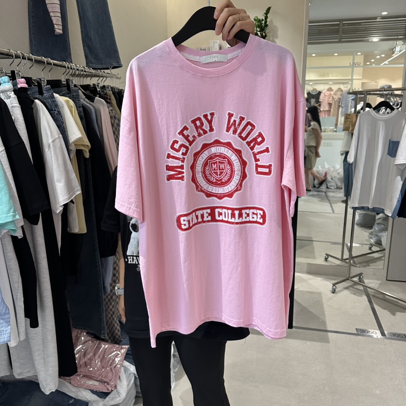 LIVU/MEMO CLASSIC東大門實拍韓國女士新品時尚熱賣T恤LIVU/MEMO CLASSICT恤圖色2