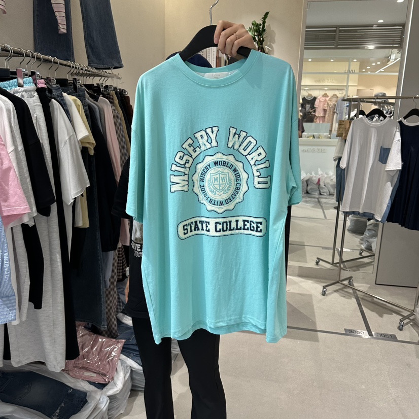 LIVU/MEMO CLASSIC東大門實拍韓國女士新品時尚熱賣T恤LIVU/MEMO CLASSICT恤圖色3