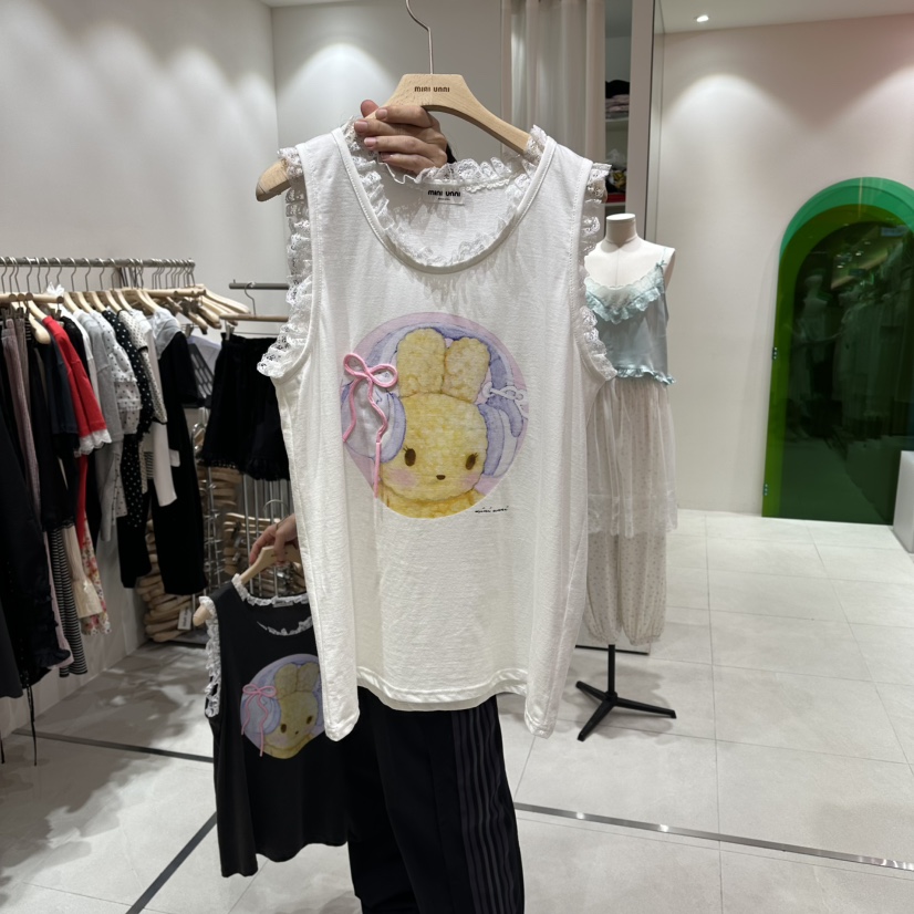MINI UNNI東大門實拍韓國女裝新款休閑推薦吊帶背心絲帶MINI UNNI吊帶/背心圖色1