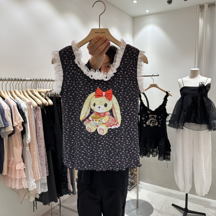 MINI UNNI韓國東大門直郵女裝新品人氣時尚休閑吊帶背心MINI UNNI吊帶/背心圖色2