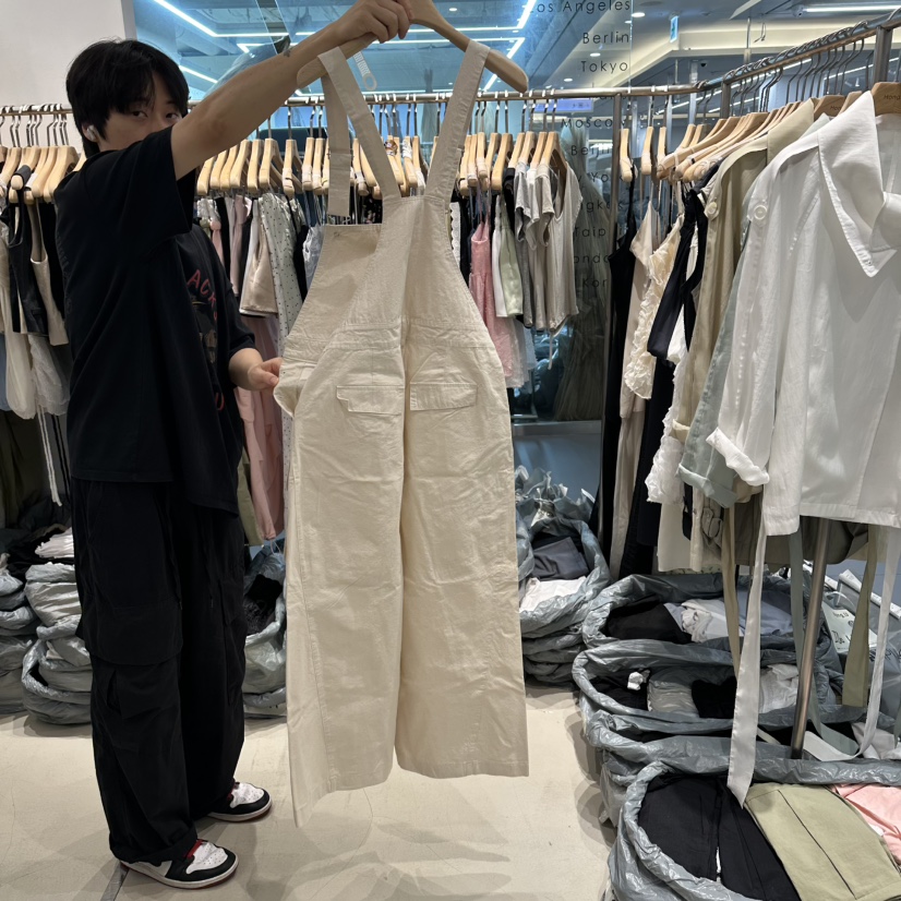 HONG.U韓國代購女士新款人氣熱賣休閑時尚26夏季推薦背帶褲HONG.U背帶褲