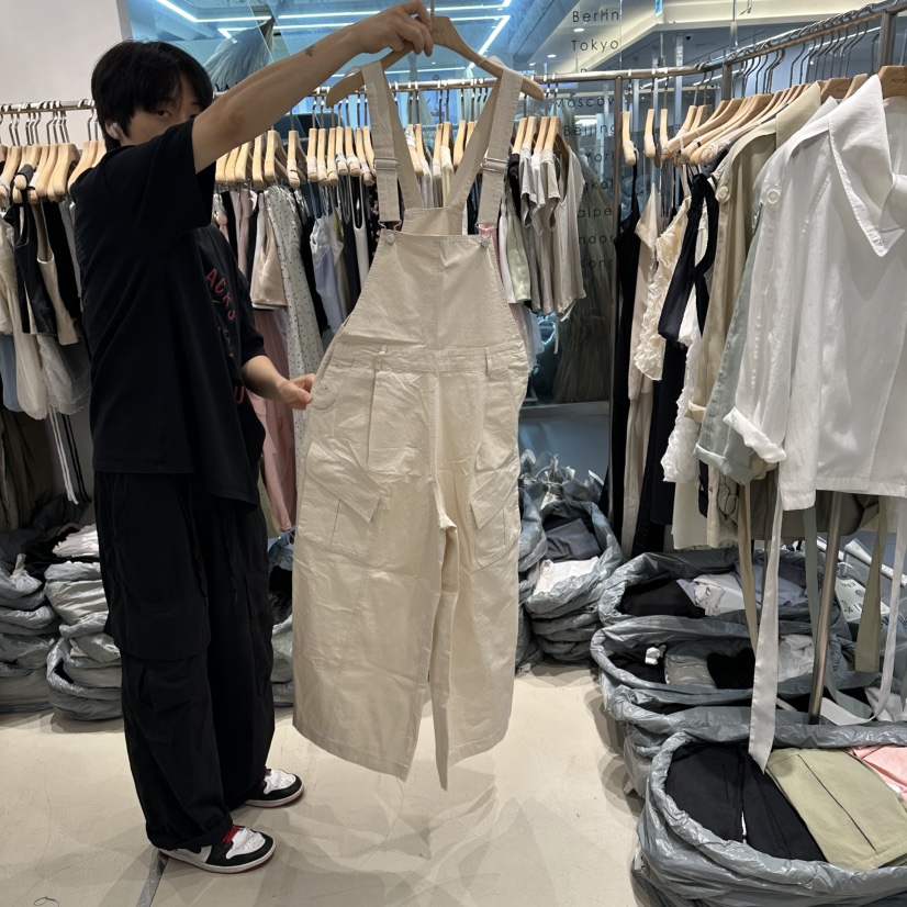 HONG.U韓國代購女士新款人氣熱賣休閑時尚26夏季推薦背帶褲HONG.U背帶褲圖色2