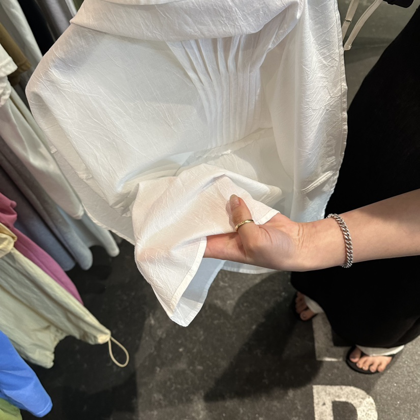 ELF-L韓國東大門直郵女裝新品熱賣時尚吊帶背心褶裥無袖PROJECT ELF/ELF-L吊帶/背心
