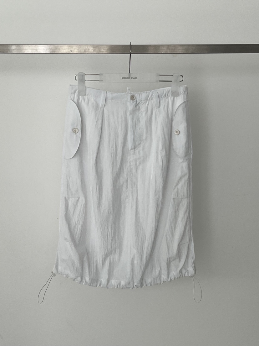 WEARABLE-L韓國東大門直郵女裝新款休閑半身裙中短裙尼龍WEARABLE半身裙/中短裙圖色1