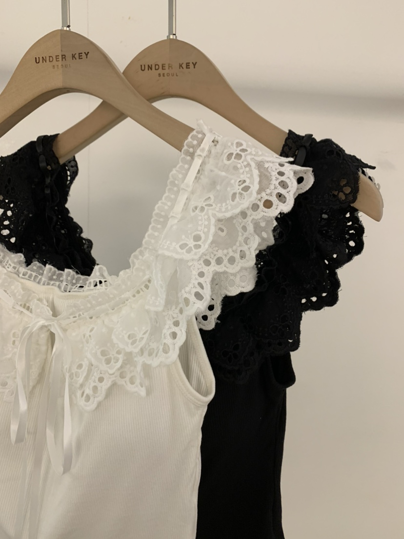 UNDER KEY韓國東大門代購女士新品人氣休閑26夏季吊帶背心UNDER KEY吊帶/背心