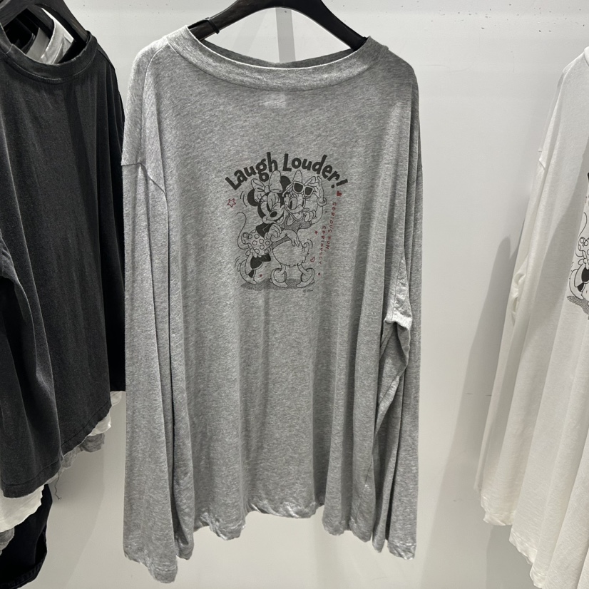 JANE BIRKIN東大門實拍韓國女士新款熱賣推薦休閑長袖T恤鴨JANE BIRKIN設計師品牌長袖T恤圖色1