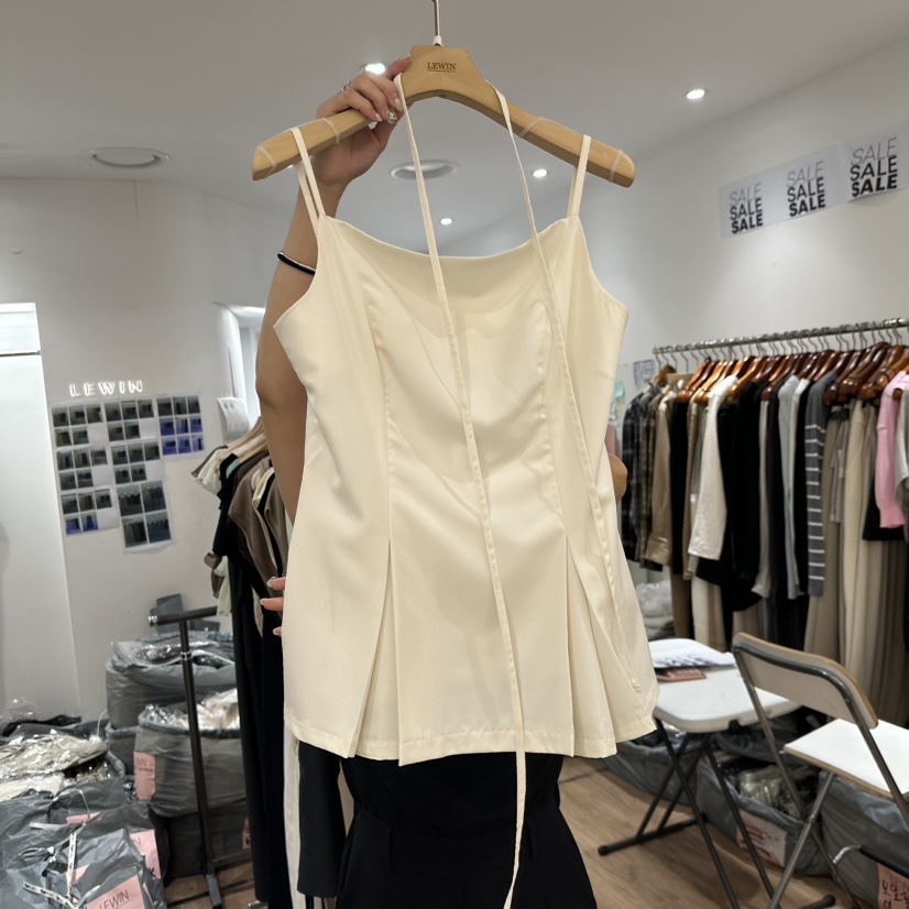 LEWIN韓國代購女士新品時尚人氣休閑推薦熱賣吊帶背心含繩LEWIN吊帶/背心圖色1