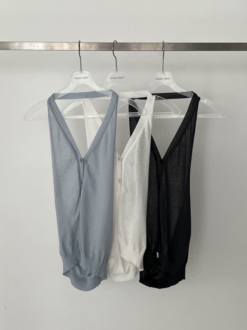 WEARABLE-L韓國東大門代購女裝新品休閑吊帶背心深V露背WEARABLE吊帶/背心