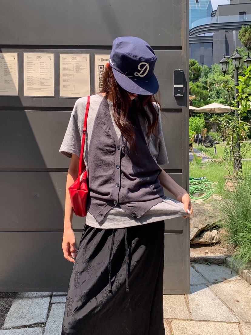 WEARABLE-L韓國東大門代購女裝新品休閑吊帶背心深V露背WEARABLE吊帶/背心