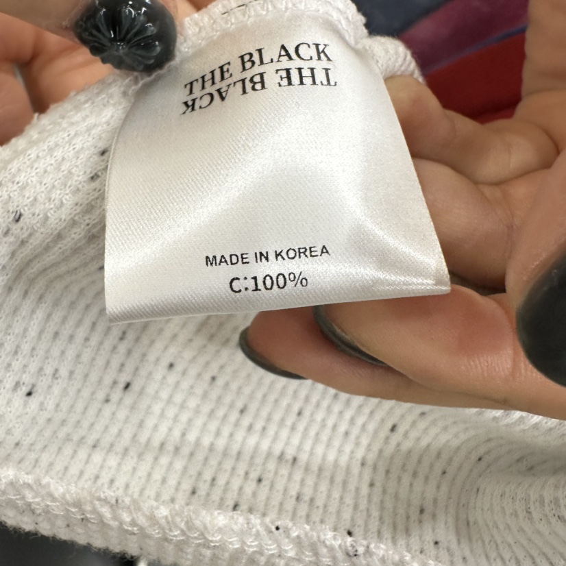 LADYBLACK/THE BLACK韓國直郵女裝新品休閑長袖T恤插肩袖華夫格LADYBLACK/THE BLACK長袖T恤