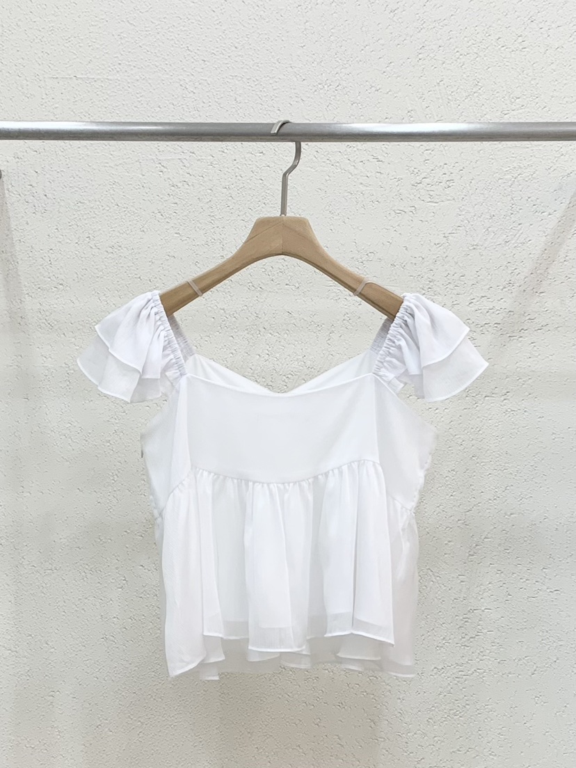 LIGHT AND SALT韓國東大門代購女士新品推薦吊帶背心荷葉邊LIGHT AND SALT吊帶/背心