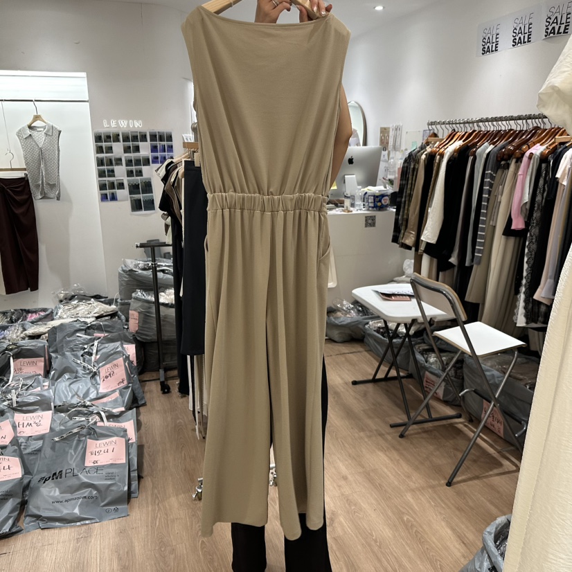 LEWIN韓國東大門代購女裝新品熱賣推薦時尚26夏季連體褲扭曲LEWIN連體褲
