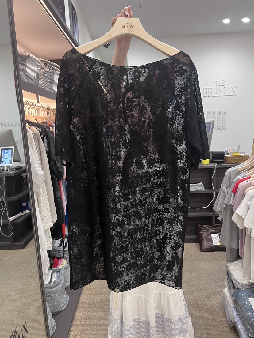 BRELLIN韓國東大門直郵女士新品26夏季休閑熱賣襯衫蕾絲衫BRELLIN襯衫/蕾絲衫圖色2