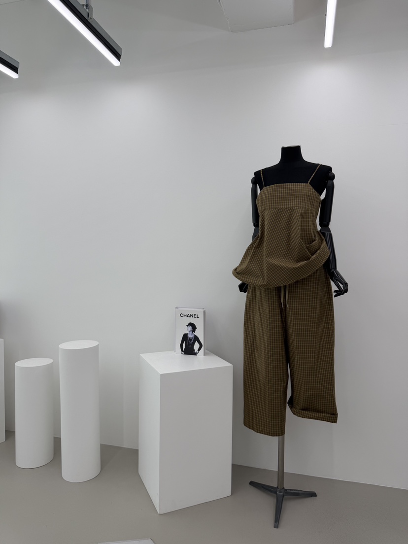 RED-A韓國東大門直郵女裝新品人氣時尚推薦26夏季休閑褲格紋RED-A休閑褲