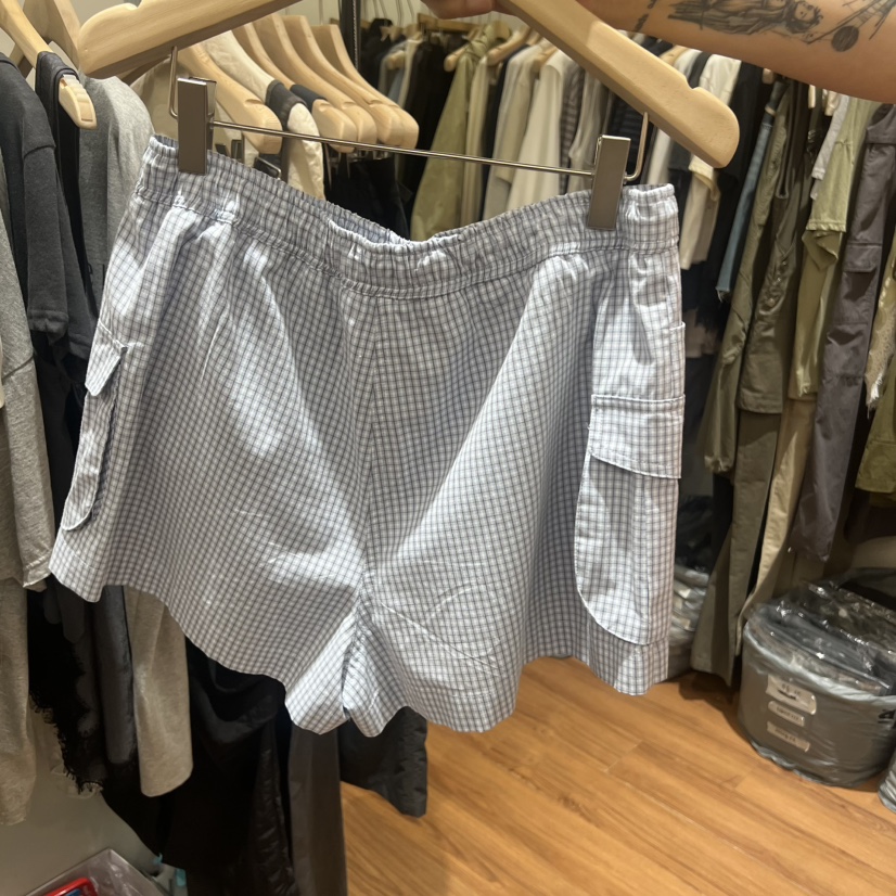 JADEMARKET韓國直郵女士新品推薦人氣熱賣26夏季裙褲口袋格紋JADE SEOUL_MARKET裙褲