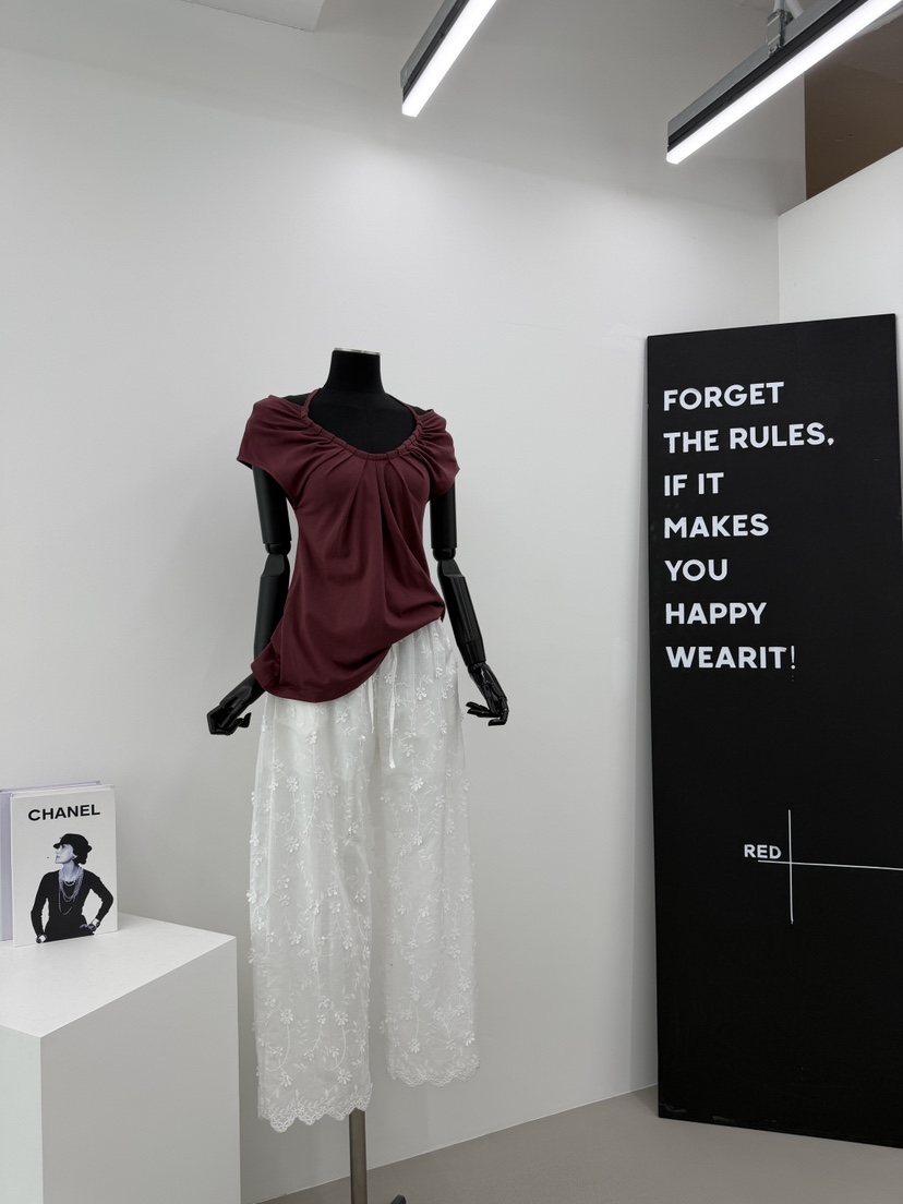 RED-A韓國東大門直郵女裝新品26夏季人氣推薦休閑褲蕾絲RED-A休閑褲