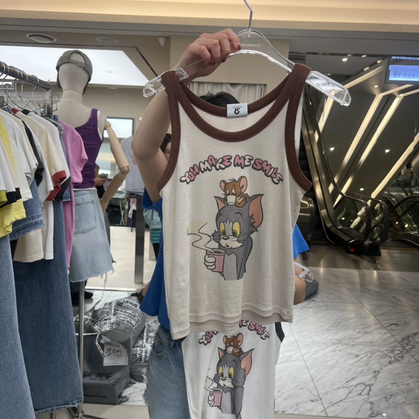 TOPDRESSING韓國東大門代購女士新品熱賣26夏季推薦吊帶背心TOPDRESSING吊帶/背心圖色1