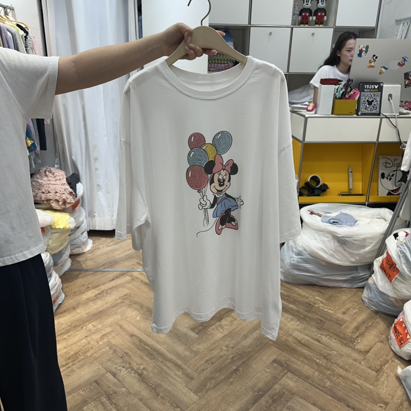 DE LINE韓國代購女裝新品人氣推薦熱賣26夏季時尚休閑T恤DE LINET恤圖色2
