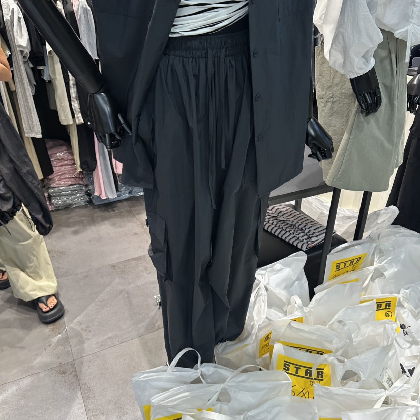 STAR-L東大門實拍韓國女士新款熱賣26夏季時尚休閑休閑褲STAR-L休閑褲圖色2