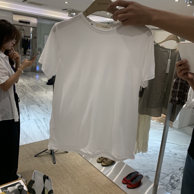 SELF SERVICE韓國東大門代購女士新品熱賣推薦26夏季T恤SELF SERVICET恤