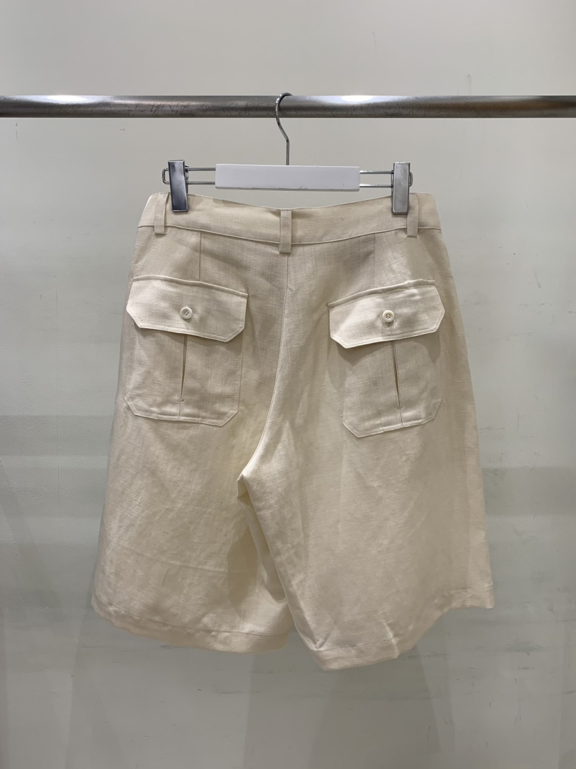 THE SIGNATURE韓國東大門代購女裝新品推薦熱賣短褲亞麻THE SIGNATURE短褲