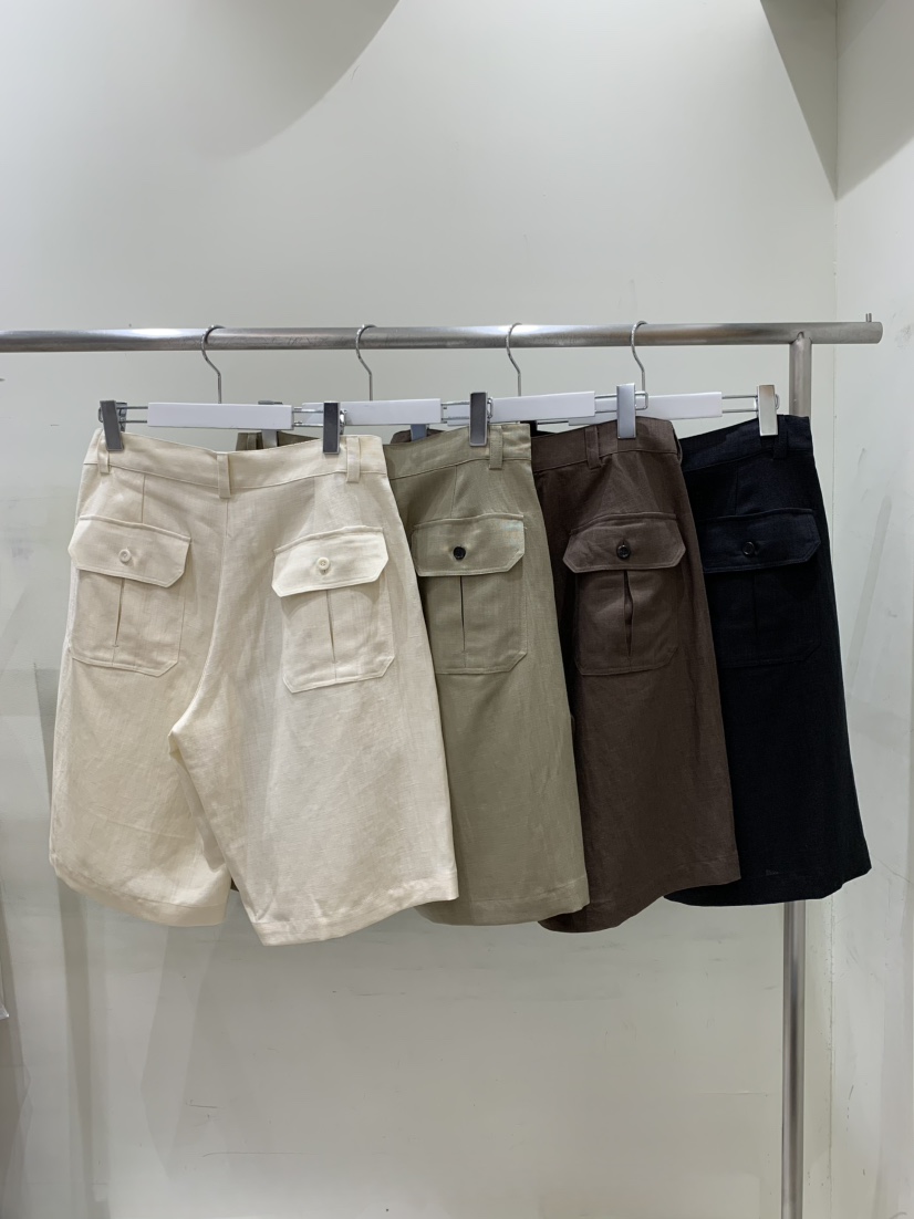 THE SIGNATURE韓國東大門代購女裝新品推薦熱賣短褲亞麻THE SIGNATURE短褲